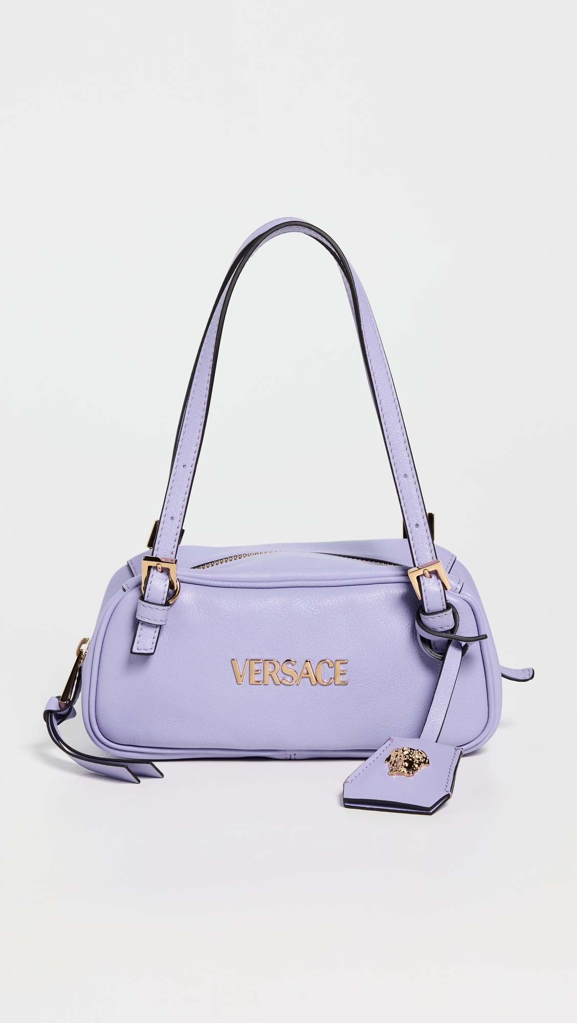 Versace Mini Shoulder Lamb Leather Shoulder Bag Lilac/Versace Gold One Size