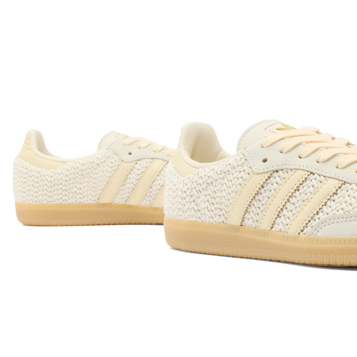 Women's Samba OG Crochet Sneaker Off White/Warm Vanilla/Gum