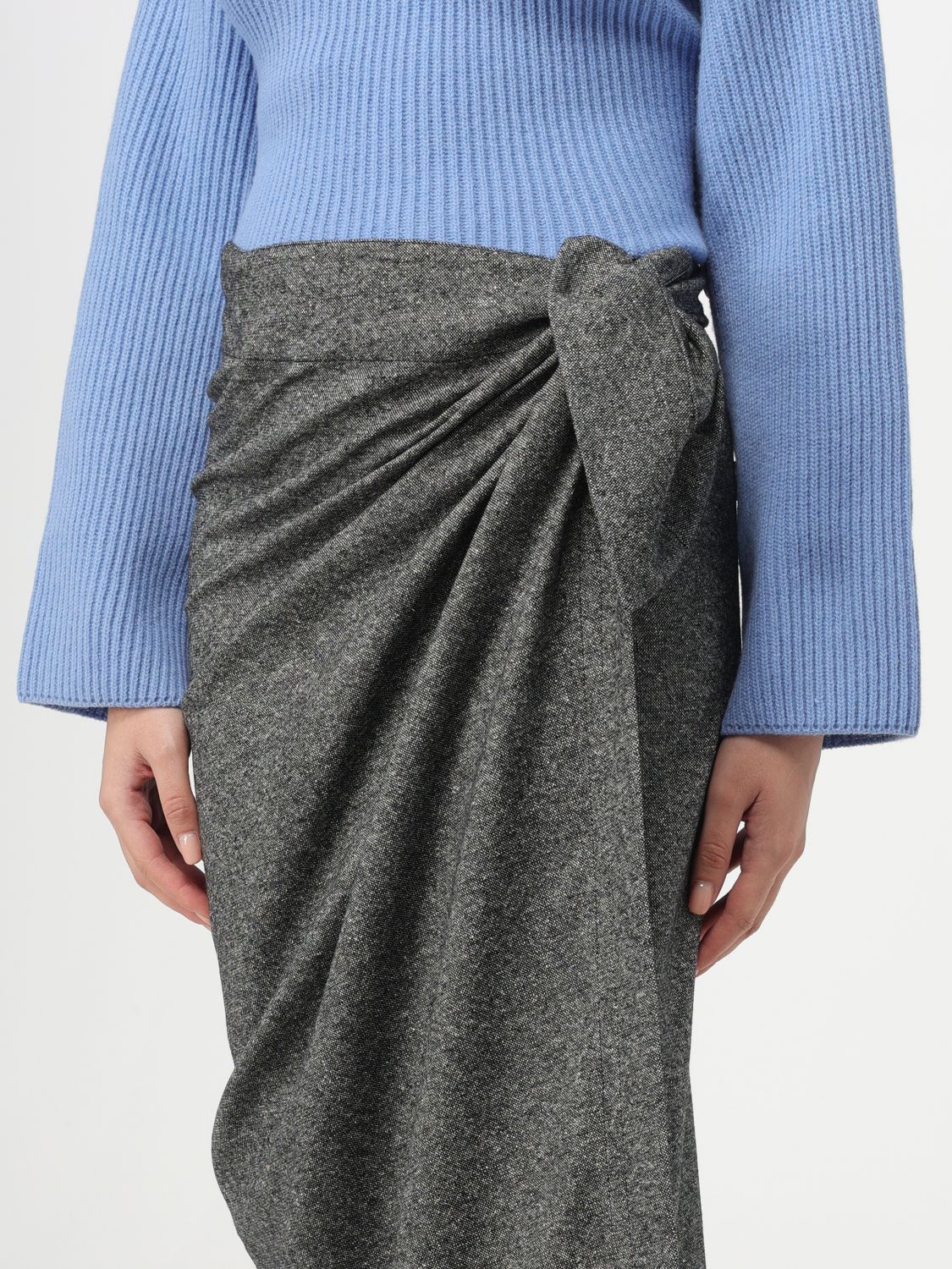 Skirt Woman color Grey