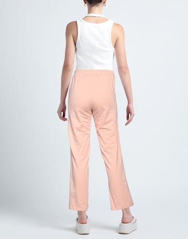 Woman Pants Pink Size S Cotton, Elastane