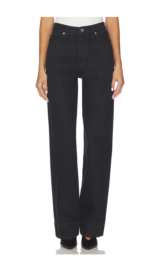 FRAME The Streamline Jeans in Black. 34. Also