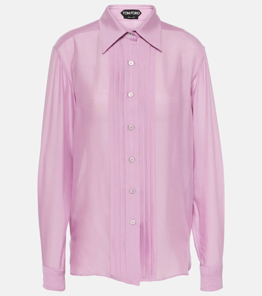 Silk batiste shirt