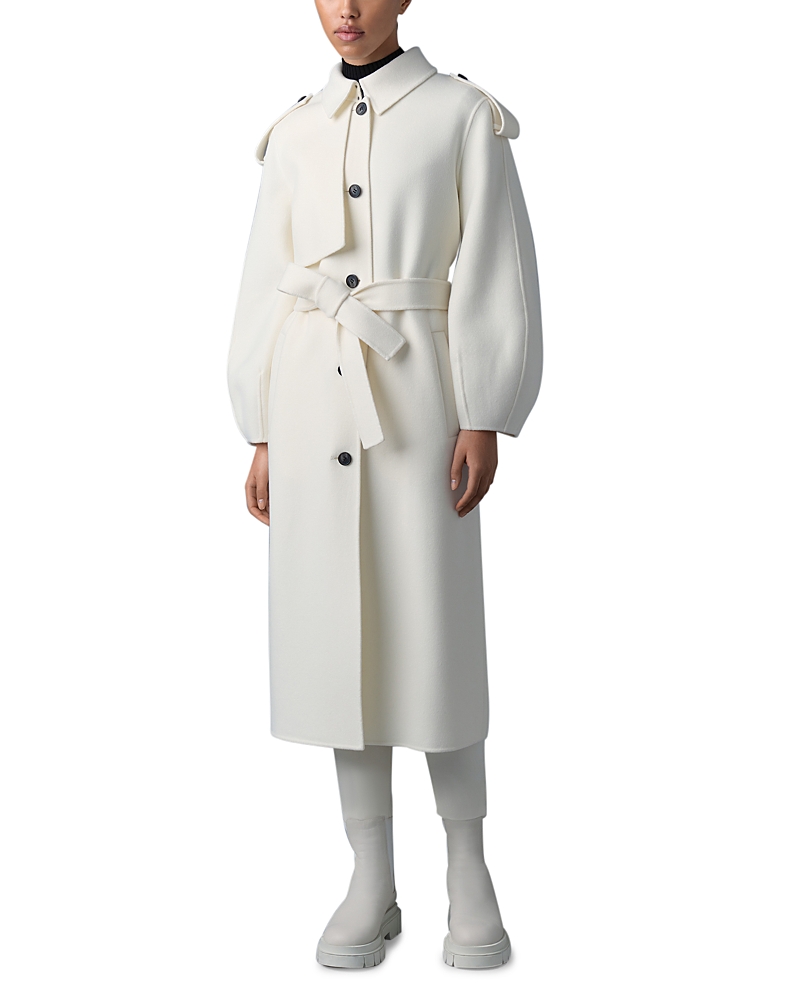 Ceyla Wool Trench Coat