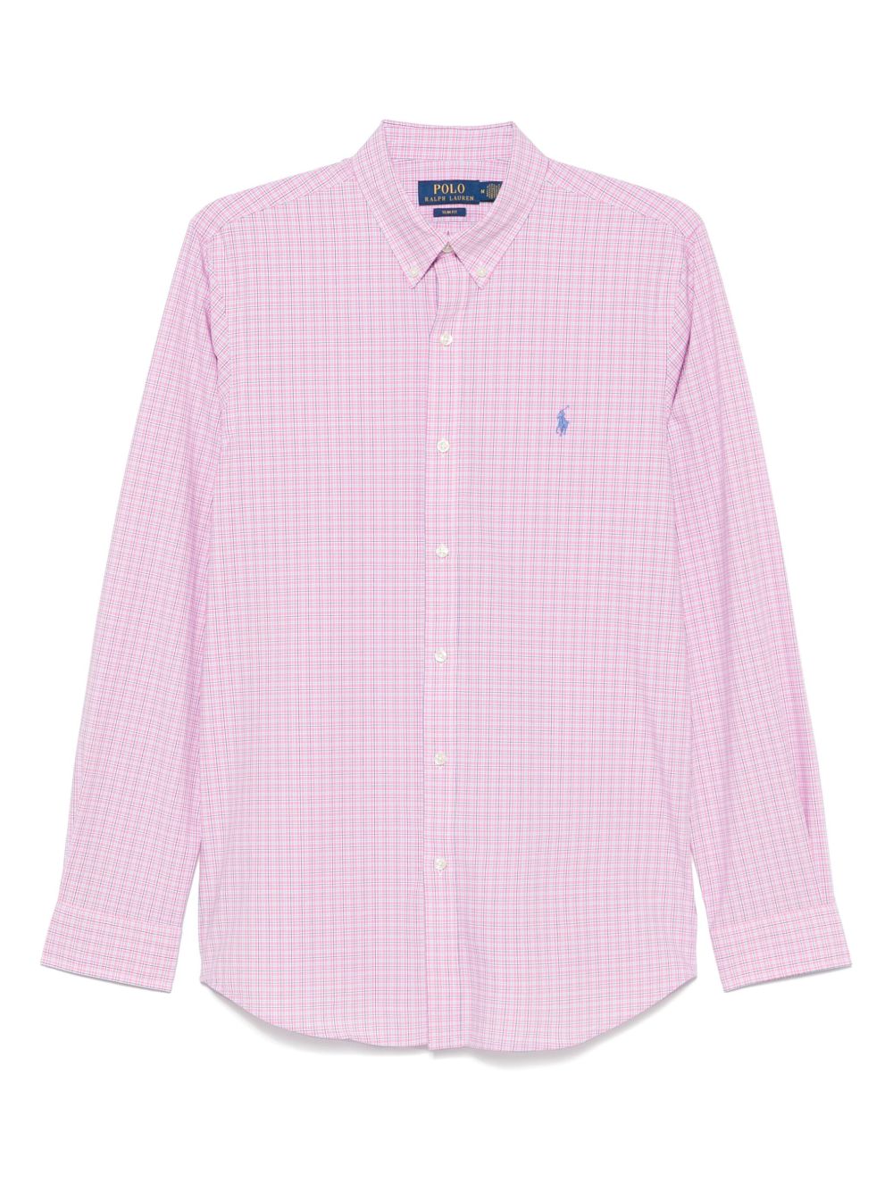 Check-print shirt - Pink