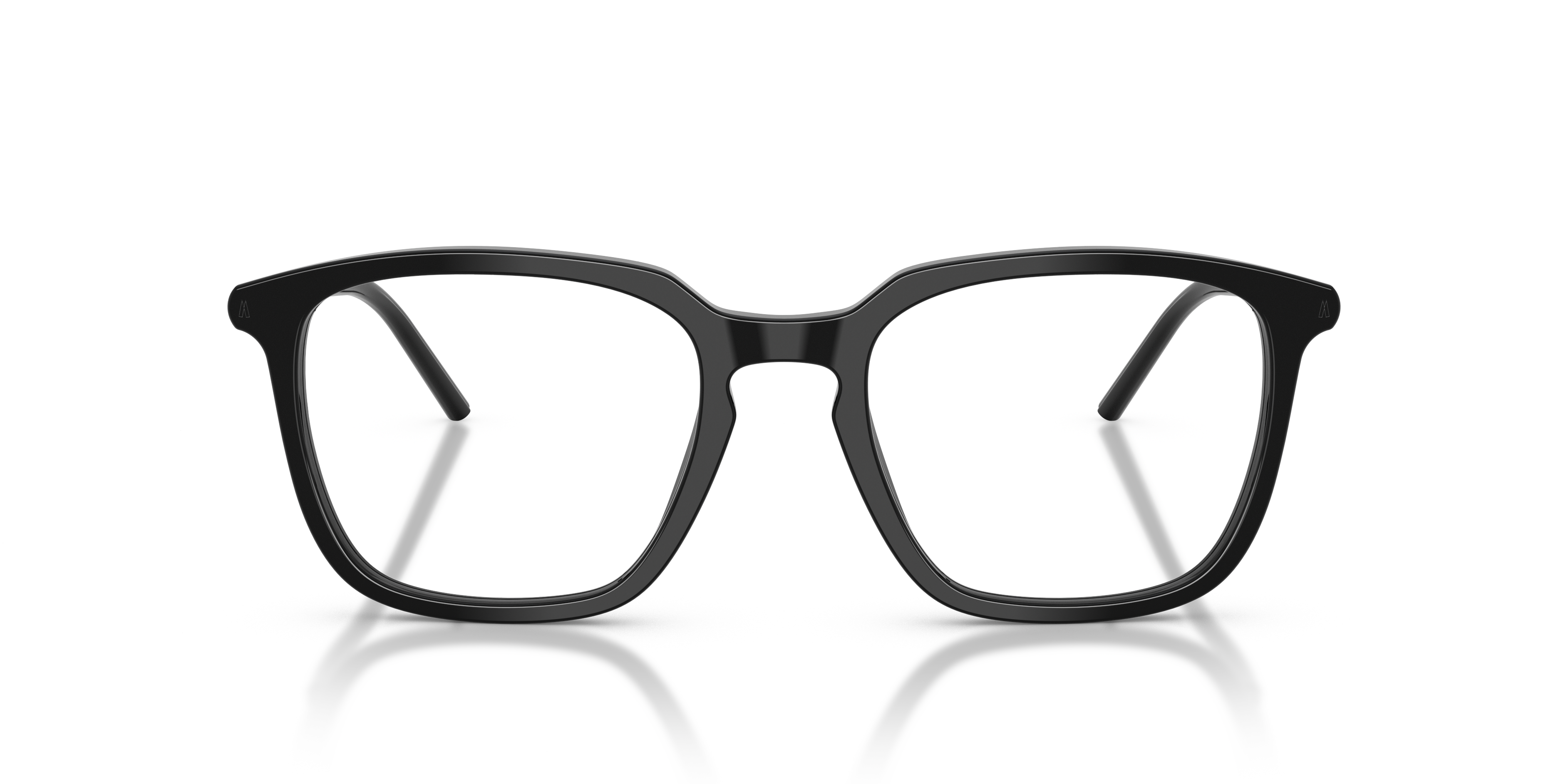 Moncler Unisex Moncler ME2012 3001 Monturas ópticas Acetato Negro Transparente Pantos Norma