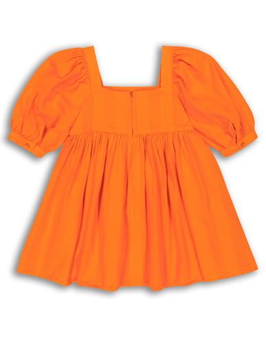 Kid Girl Kids' dress Orange Size 10 Cotton