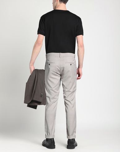 Man Pants Grey Size 33 Polyester, Viscose, Elastane