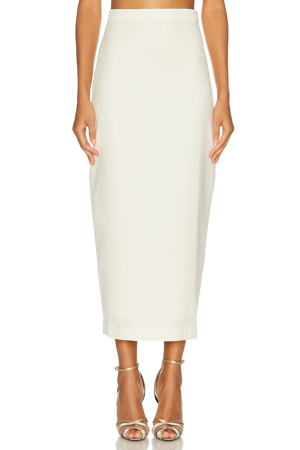 Marlies Grace Olivia Skirt in Cream - Cream. L also in XS