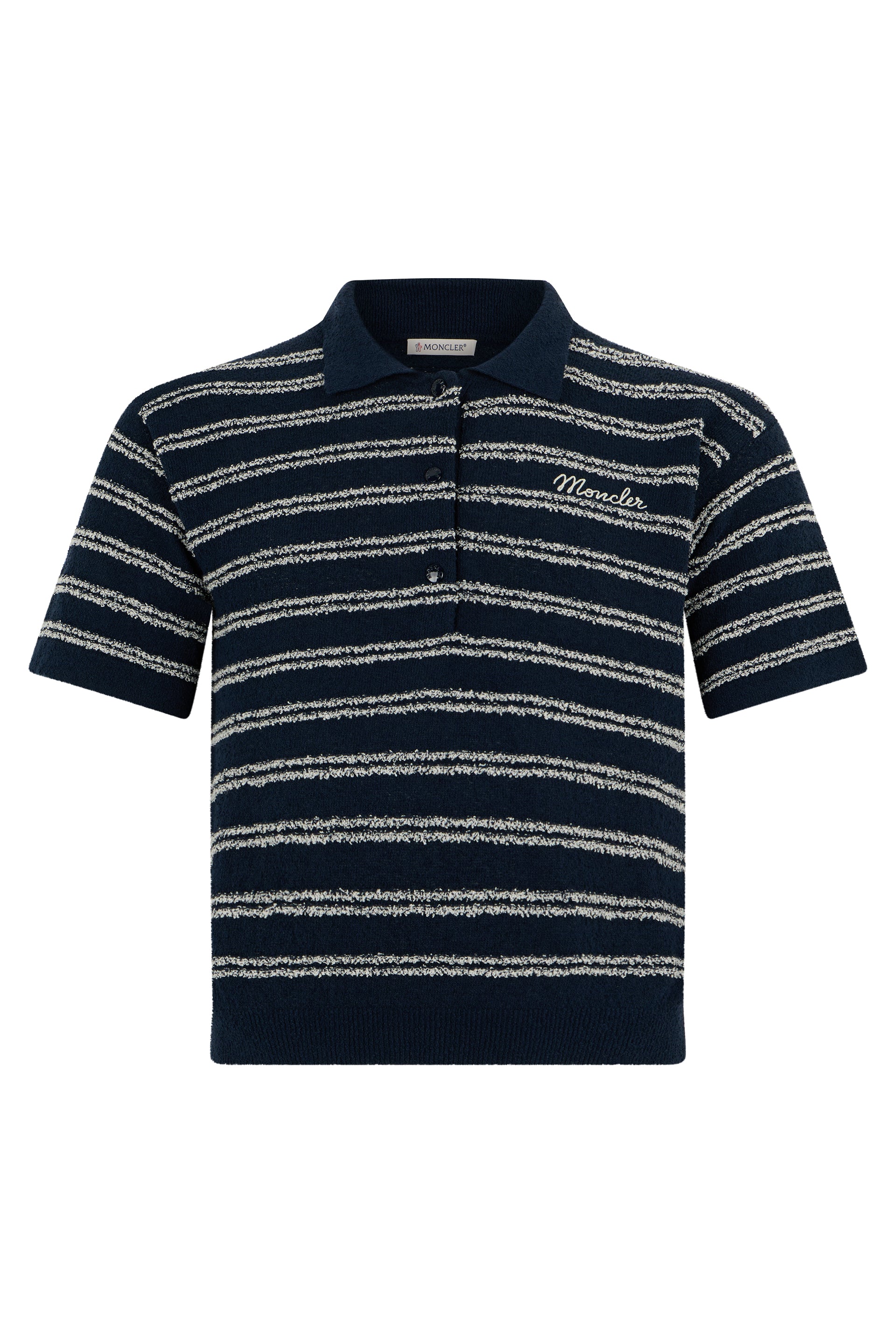 Classic Short-Sleeve Striped Polo Shirt