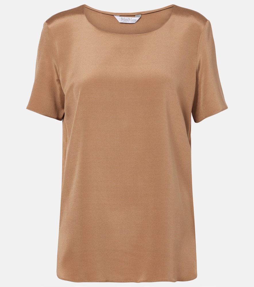 Aris silk-blend T-shirt