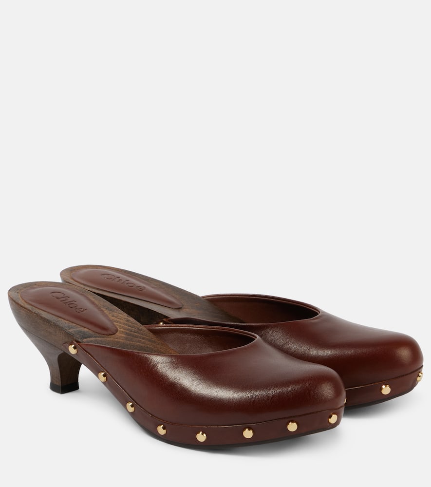 Chloé Nil shearling-lined leather sandals