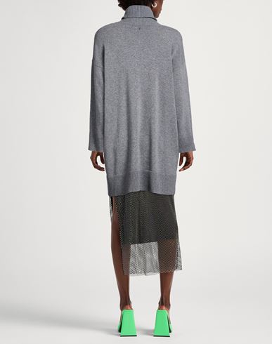 Woman Turtleneck Grey Size S Polyamide, Wool, Viscose, Cashmere, Elastane