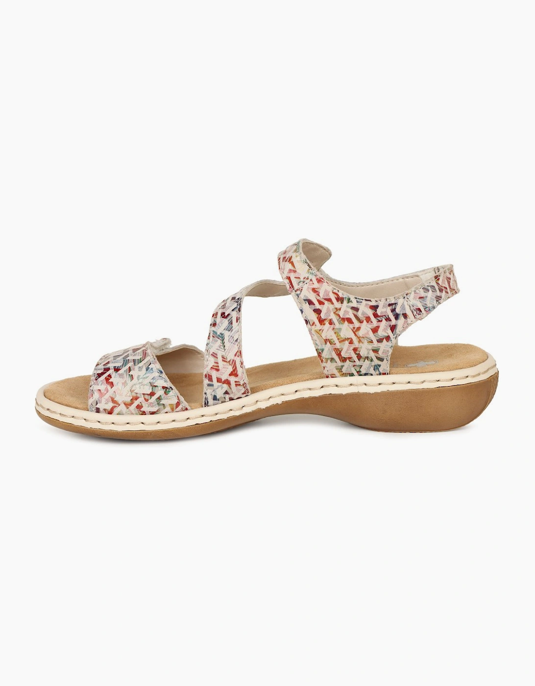 Rieker Women's Sphere Womens Riptape Sandals - Multi Colour