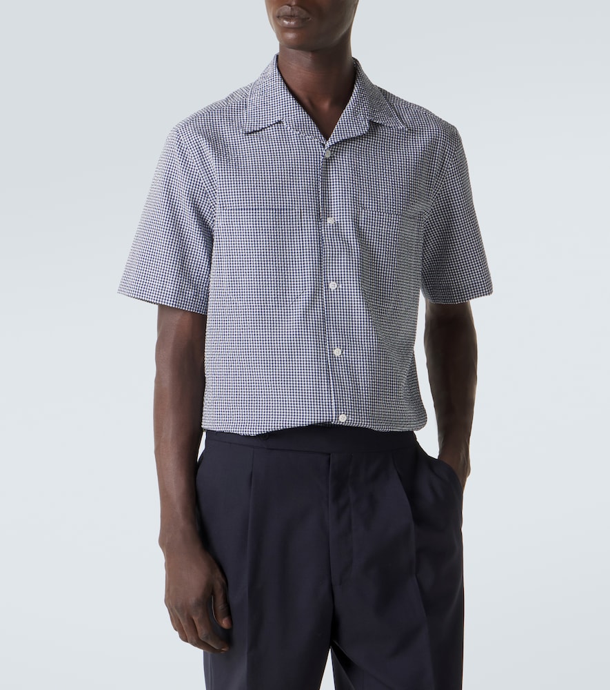 Gingham cotton shirt