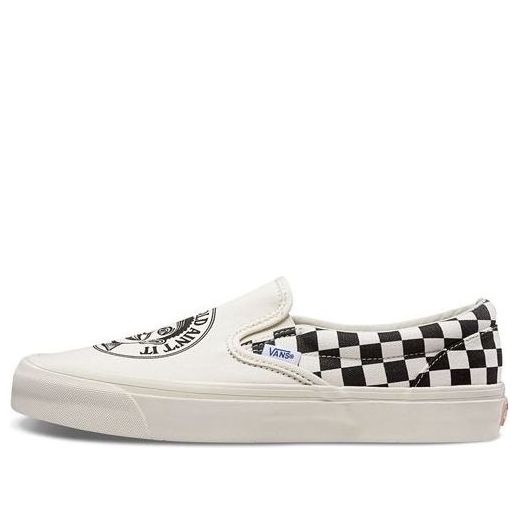 John Van Hammersveld x OG Classic Slip-On LX 'Checker - Marshmallow Black'