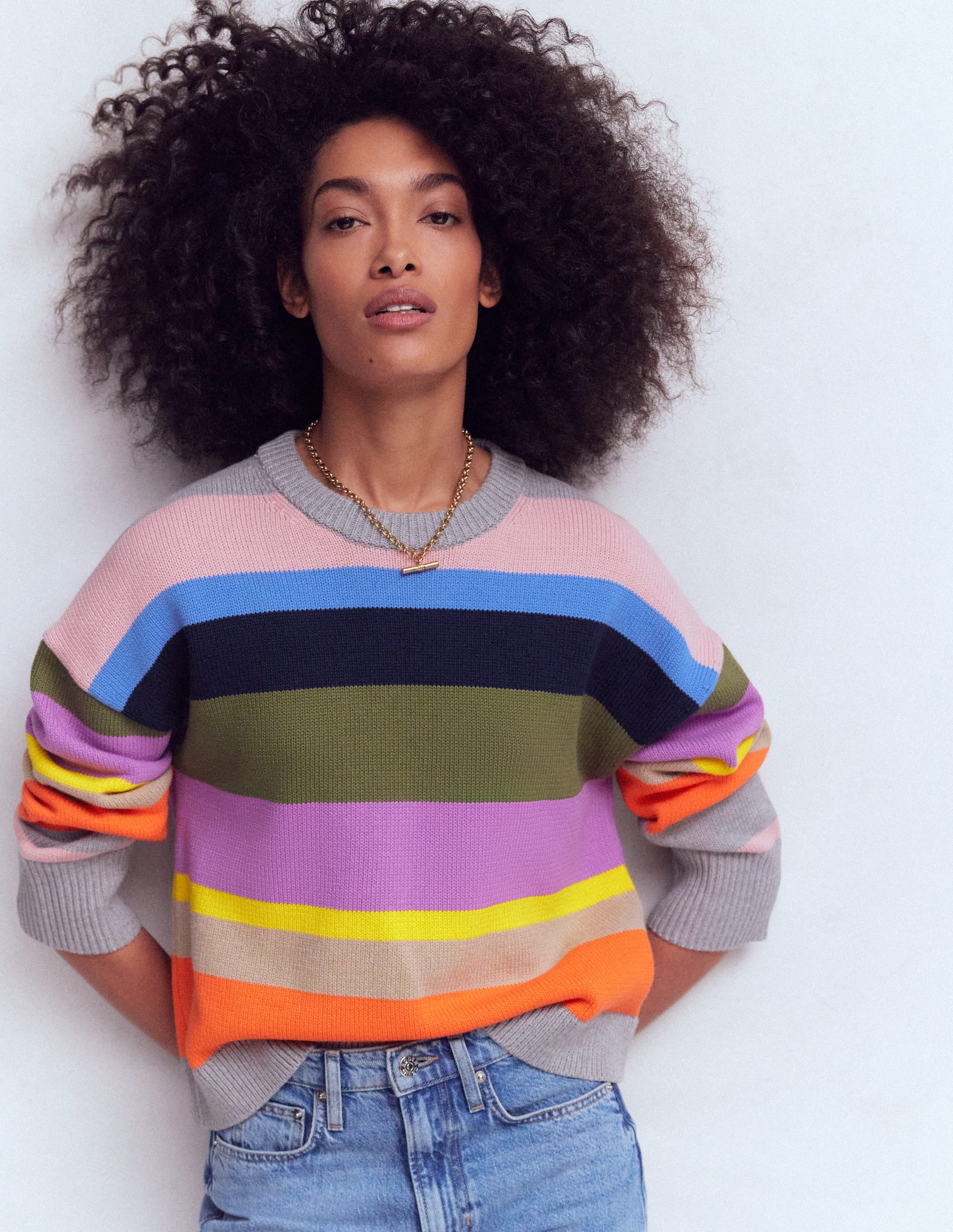 Women's Lucy Relaxed Cotton Sweater | Size XS