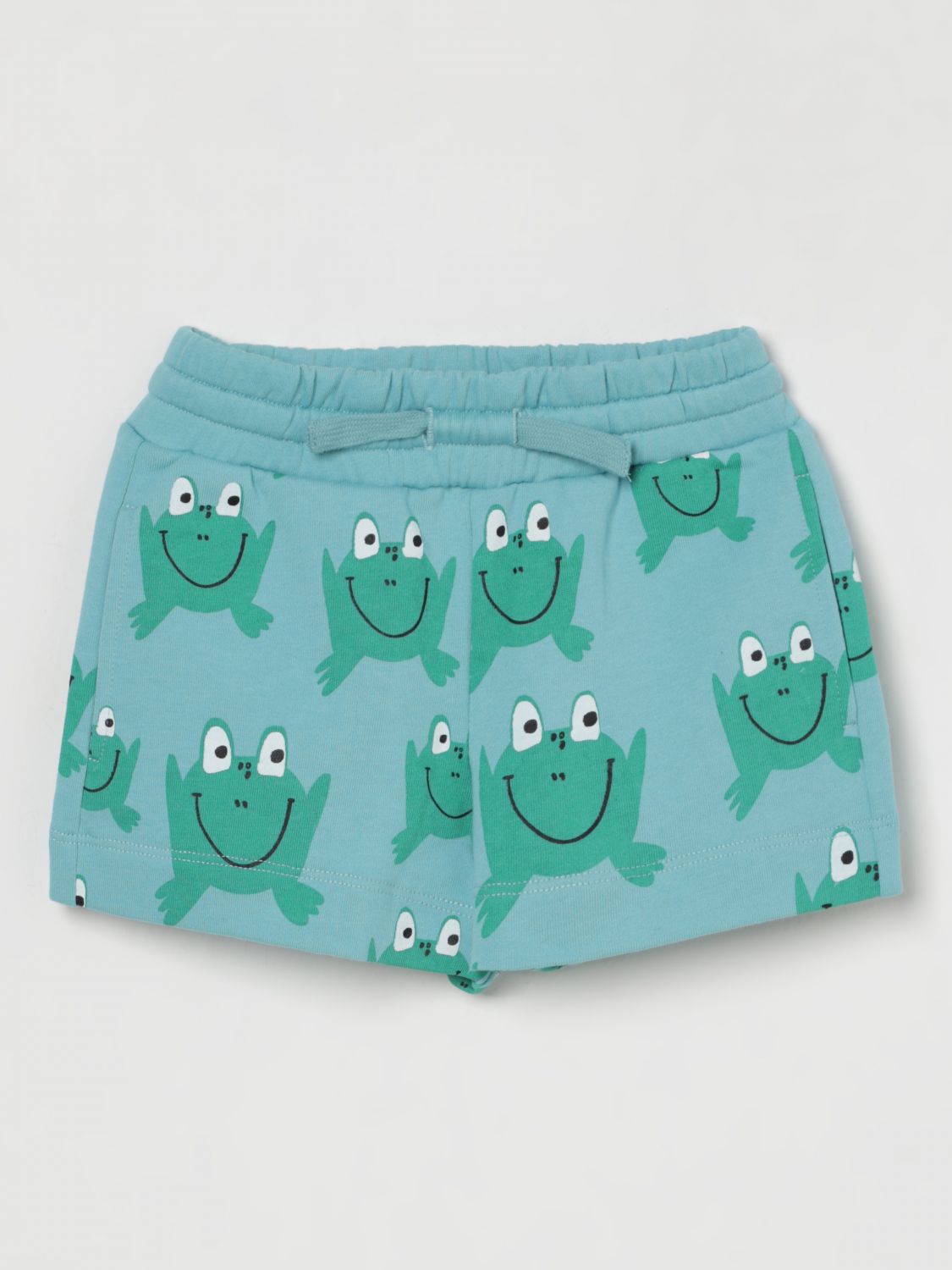 Illustration-print shorts - Blue