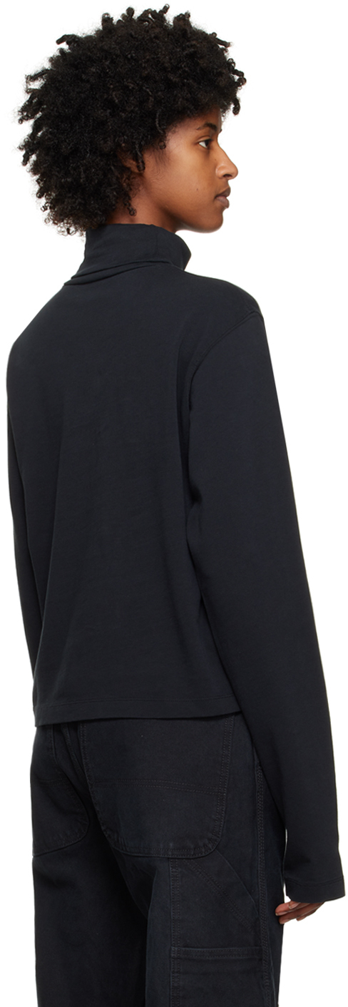 Black HPNY Turtleneck Top