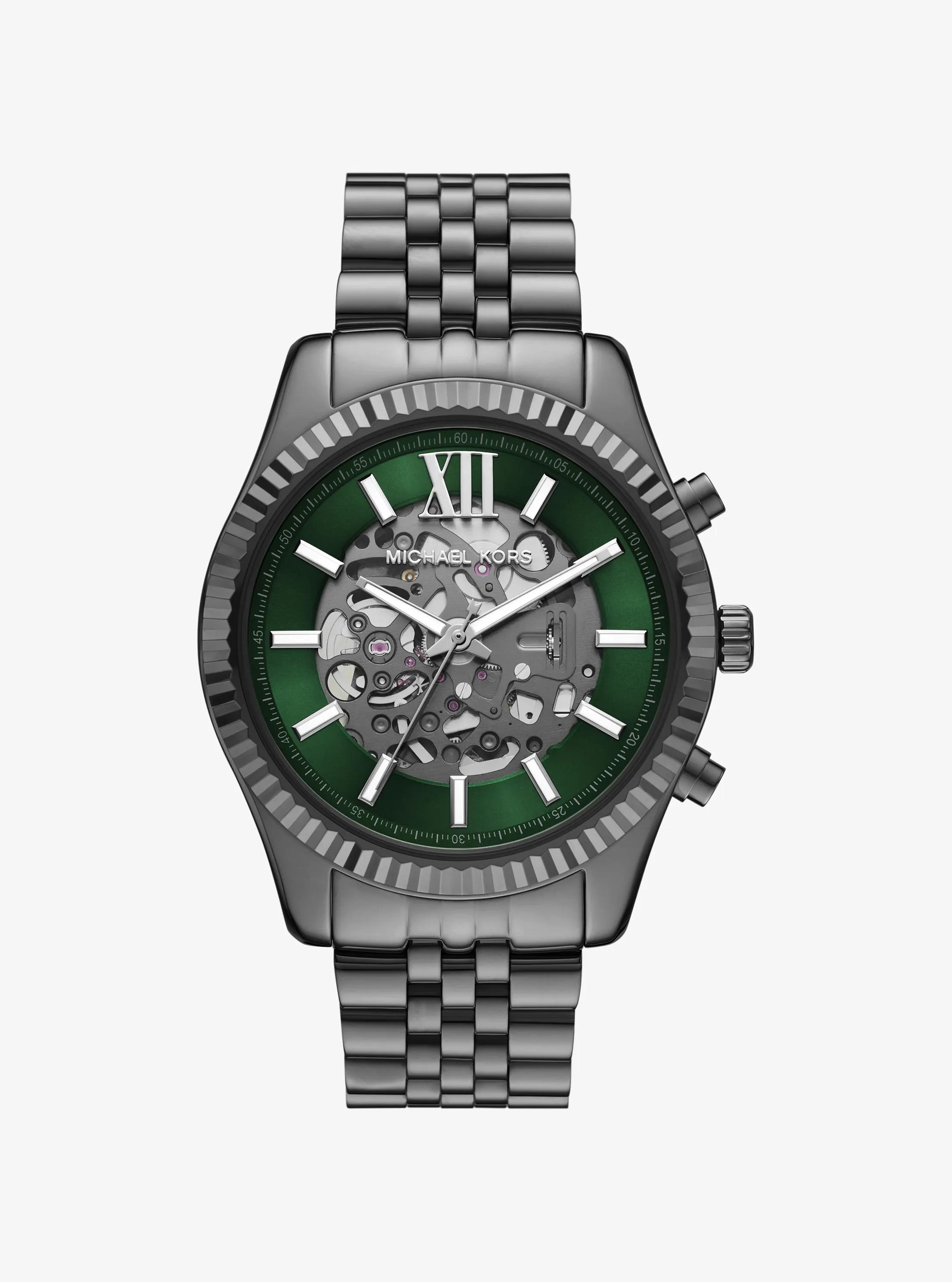 Oversized Lexington Gunmetal Watch