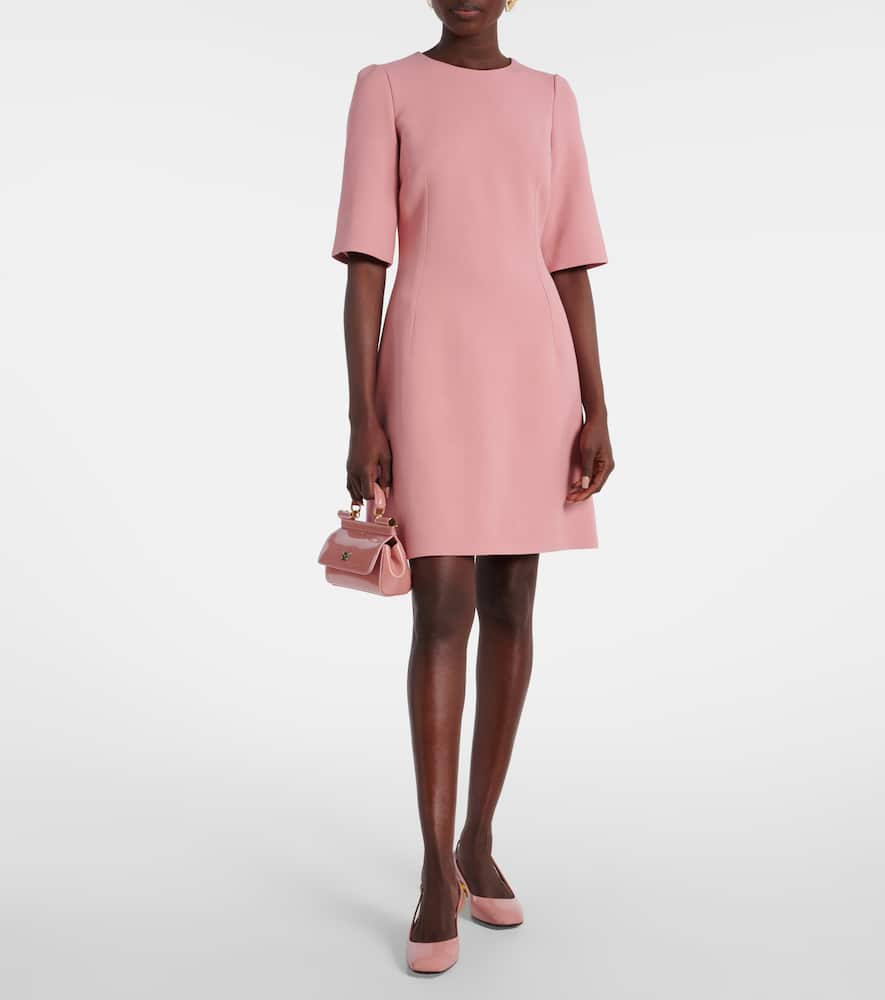 Virgin wool minidress