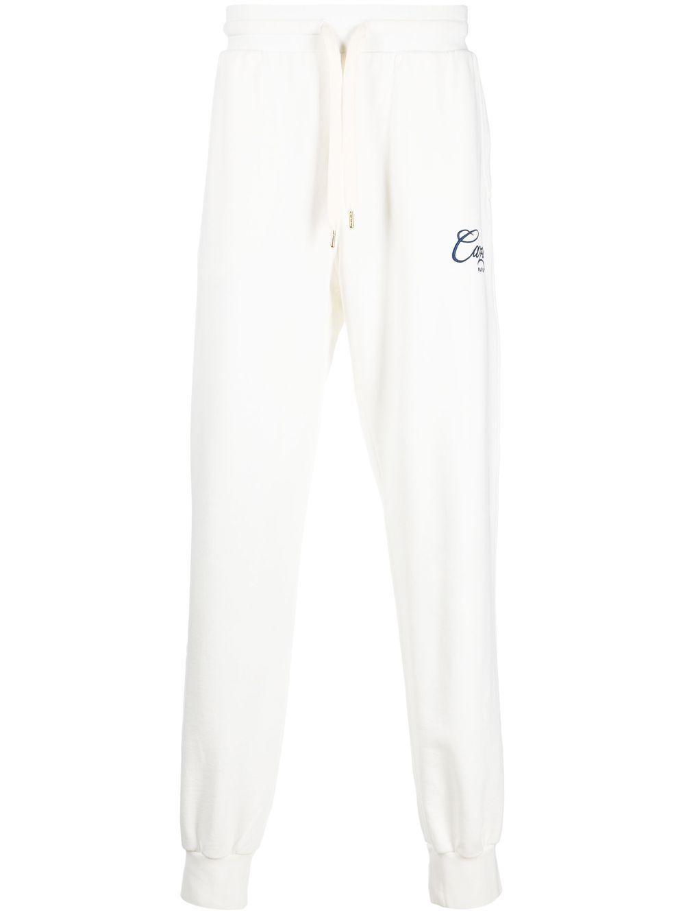Logo-print track pants - White