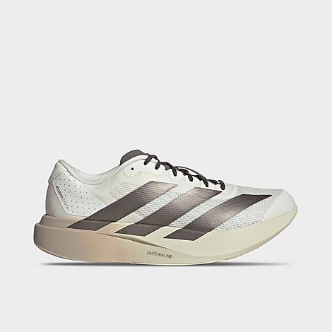 Men's Adizero EVO SL Running Shoes in Off White/Aurora Coffee Metallic/Matte Silver