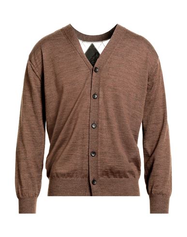 Junya Watanabe Comme Des Garçons Man Cardigan Brown Size S Wool