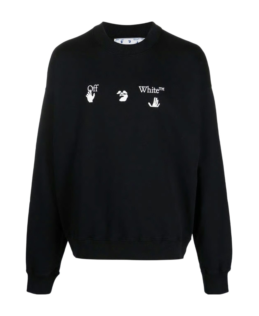 Swimming Man-logo cotton sweatshirt