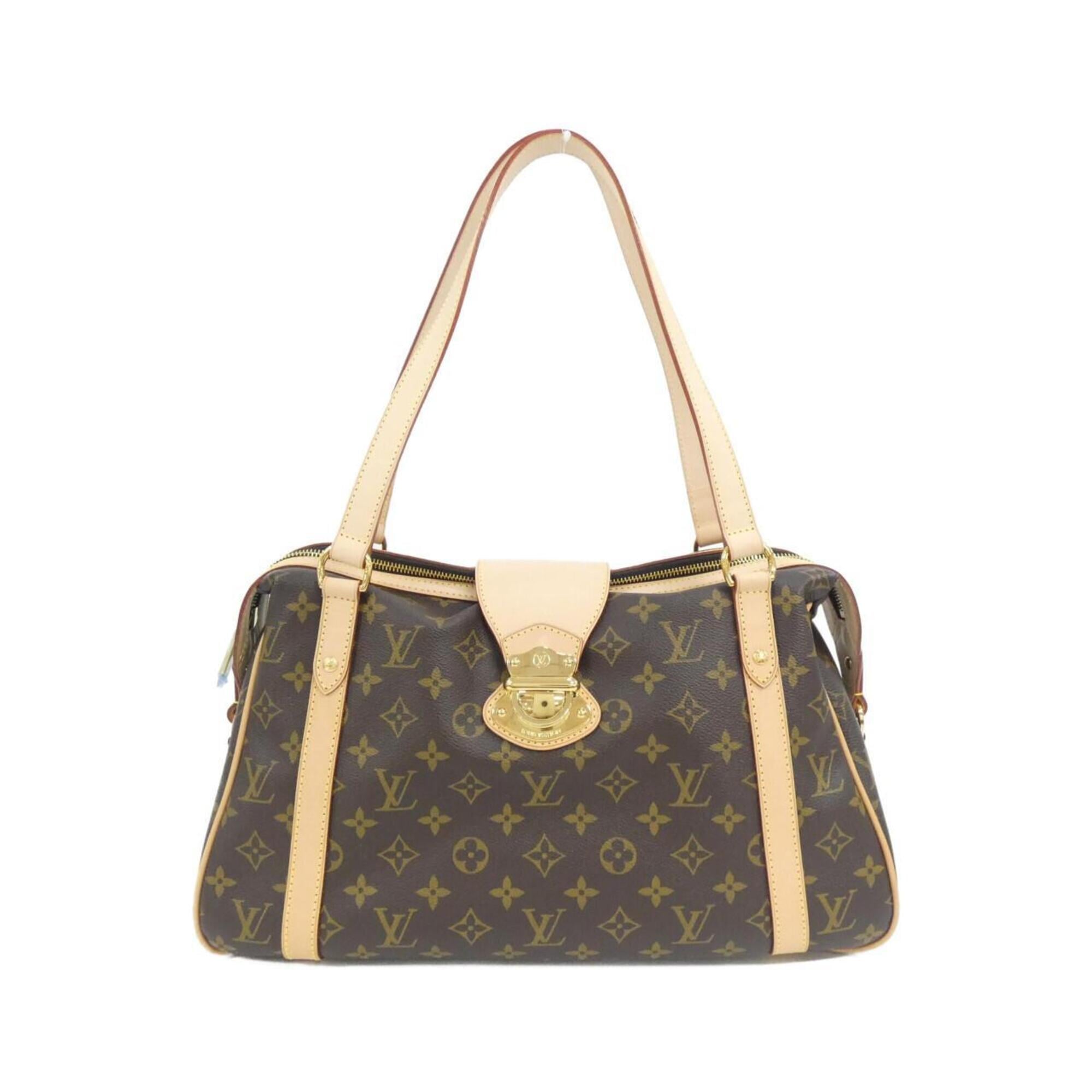 Louis Vuitton Marron Coated Canvas Shoulder Bag Pre-Owned
