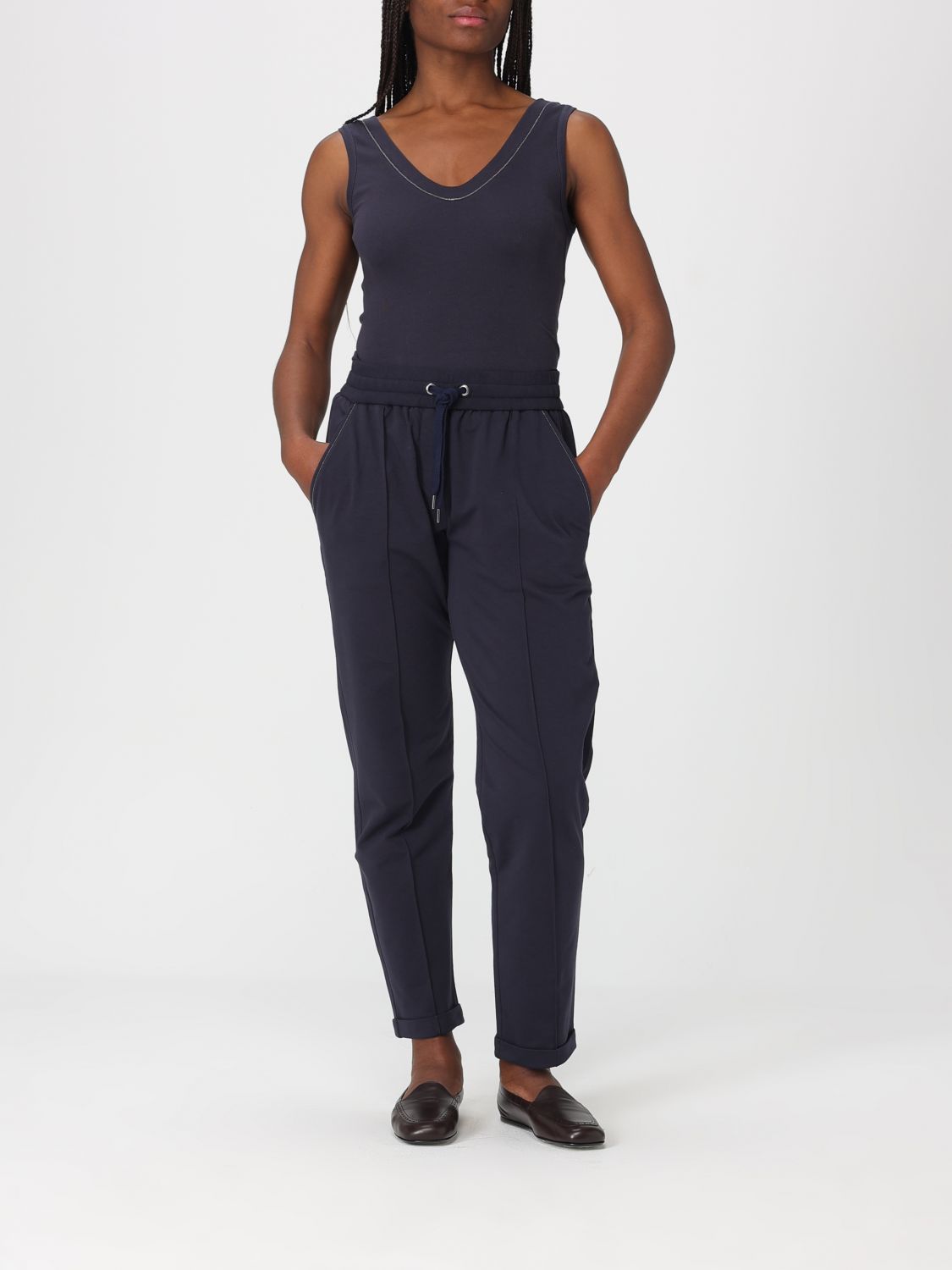 Pants Woman color White
