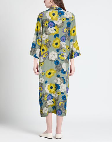 Woman Midi dress Sage green Size 0 Silk