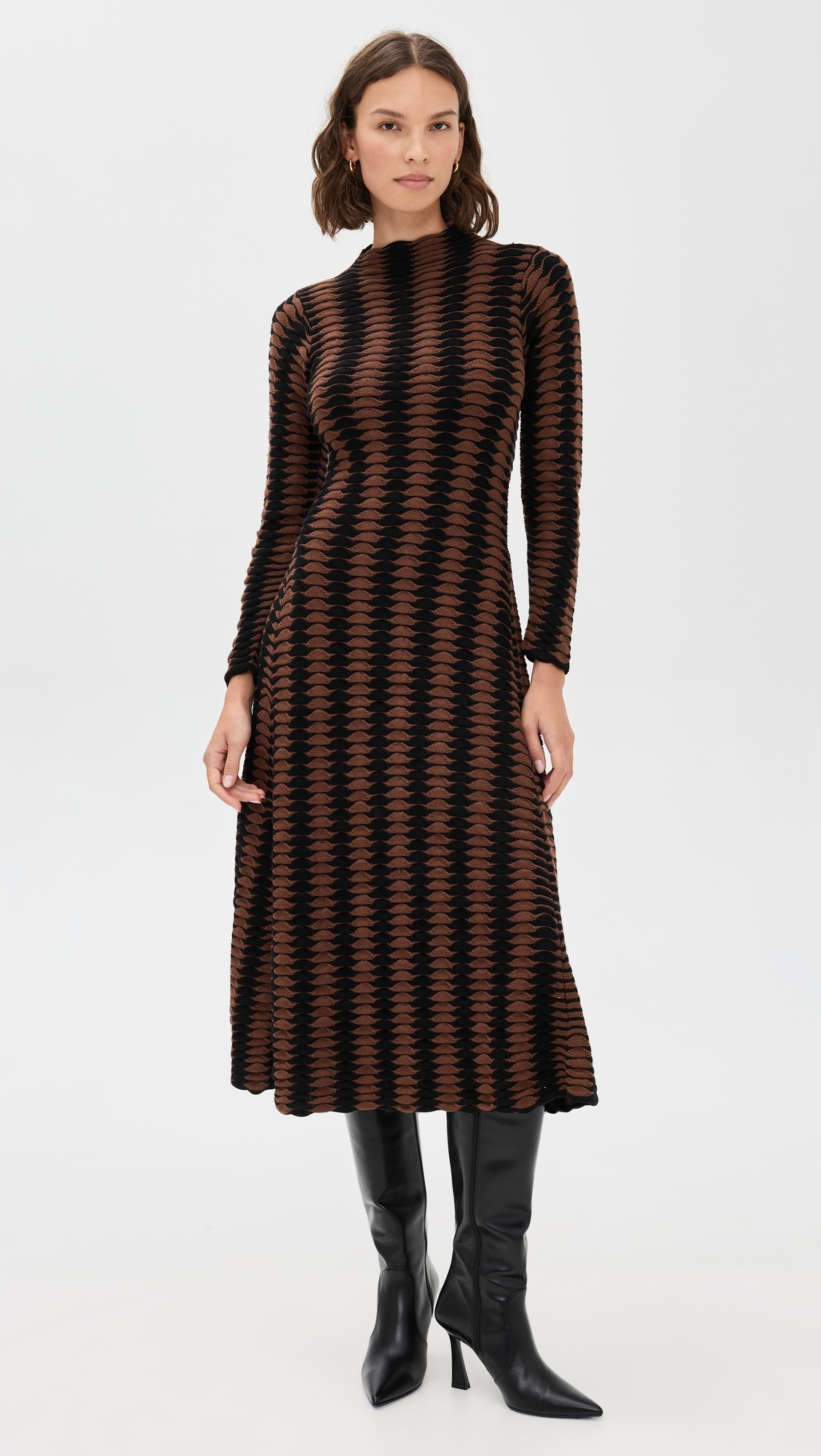 Dulce Dress Chocolate/Black