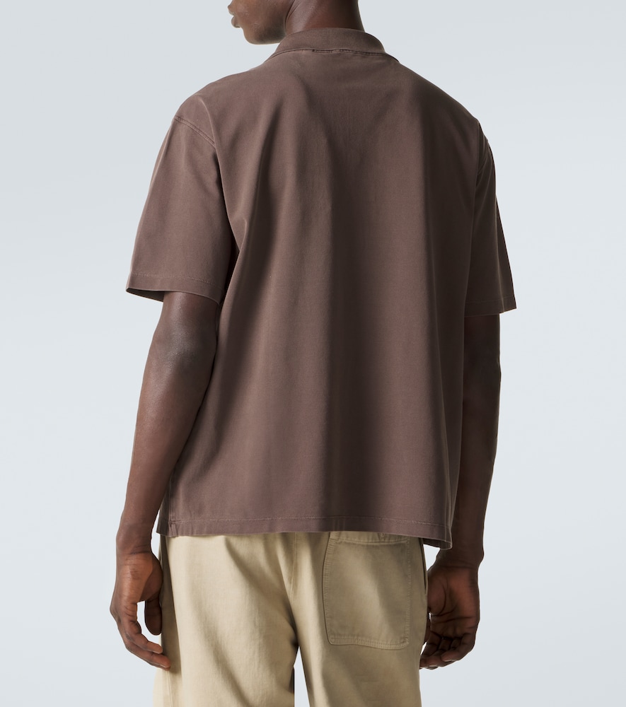 Cotton piqué polo shirt