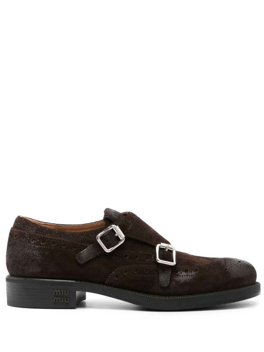 Brown Round Toe Dress Shoes