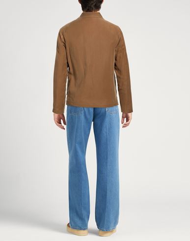 Man Jacket Camel Size 36 Viscose, Elastane