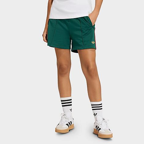 Women's Originals Firebird Classic Shorts in Team Dark Green/Bold Green/White