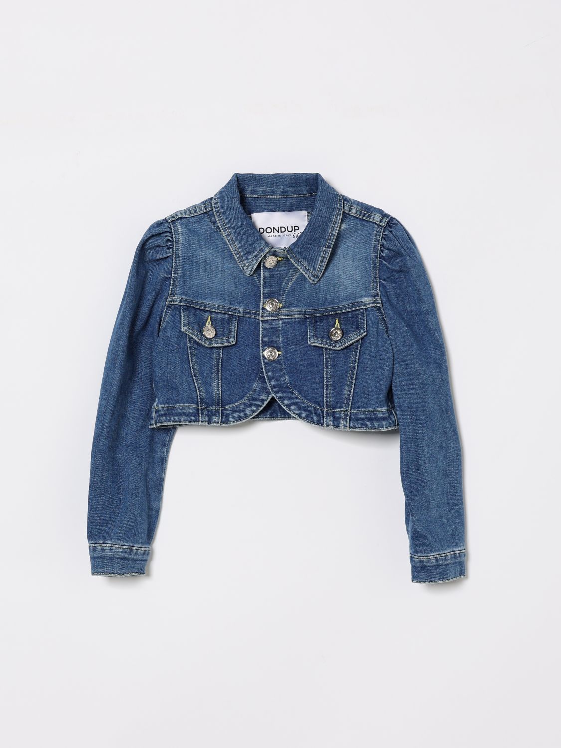 Coat Kids color Blue