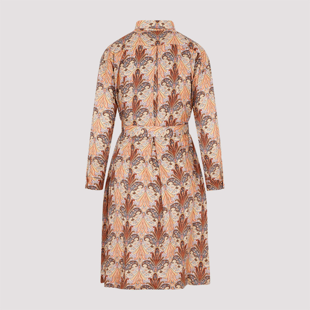 Printed Shirt Dress