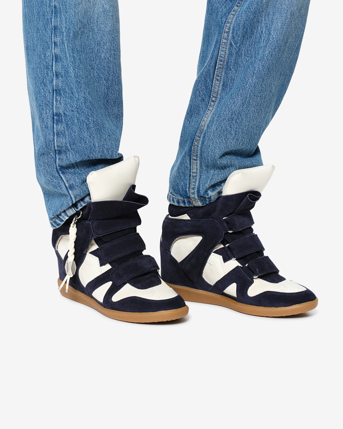Bekett Ring Sneakers - Women - Navy-ecru - Size 35 -