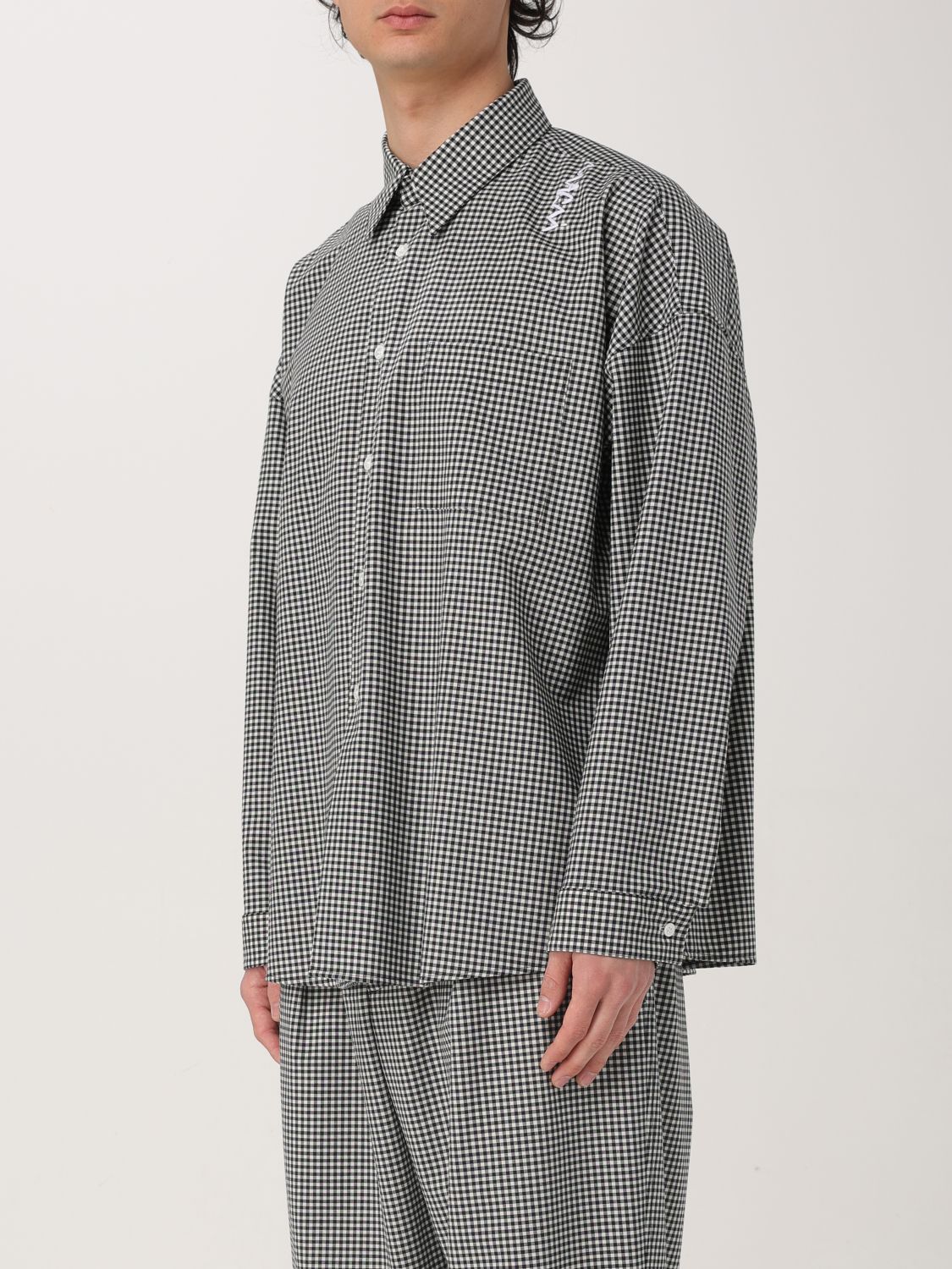 Check pattern shirt - Black