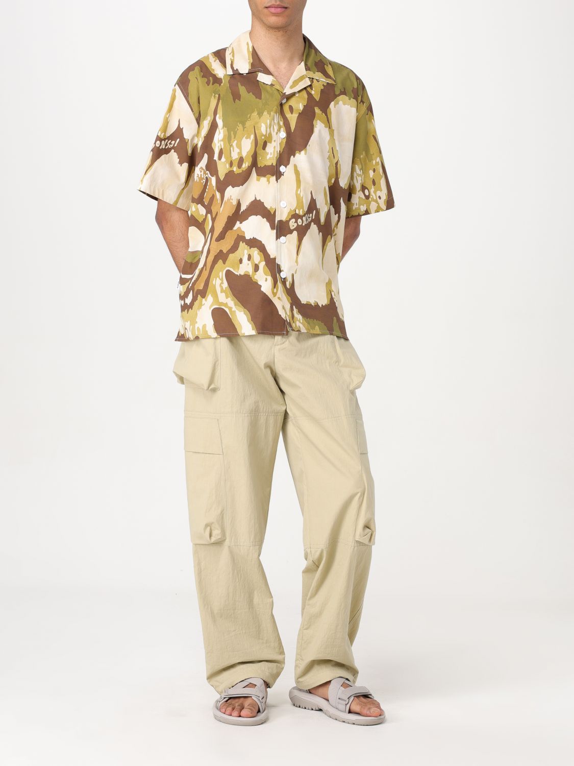 Shirt Men color Beige