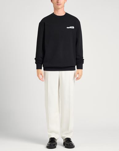 Man Sweatshirt Black Size L Cotton