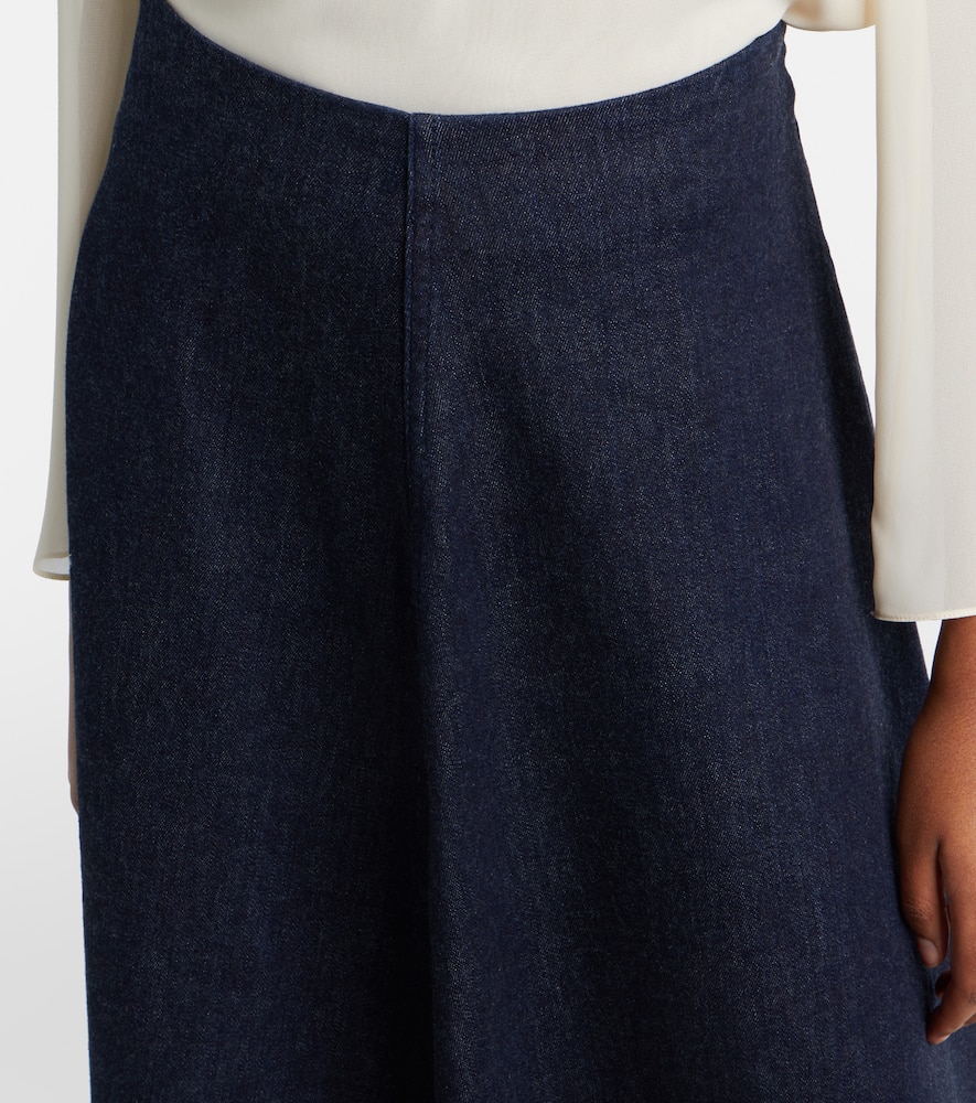 Varda denim midi skirt