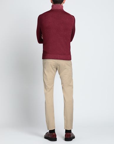 Man Pants Beige Size 26 Cotton, Elastane