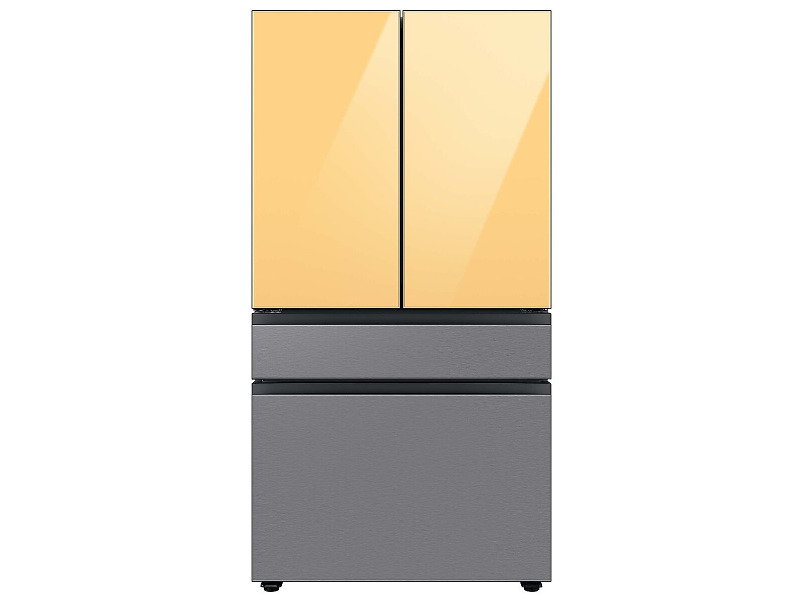 Bespoke 4-Door French Door Refrigerator Panel in Stainless Steel - Middle Panel(RA-F36DMMQL/AA)