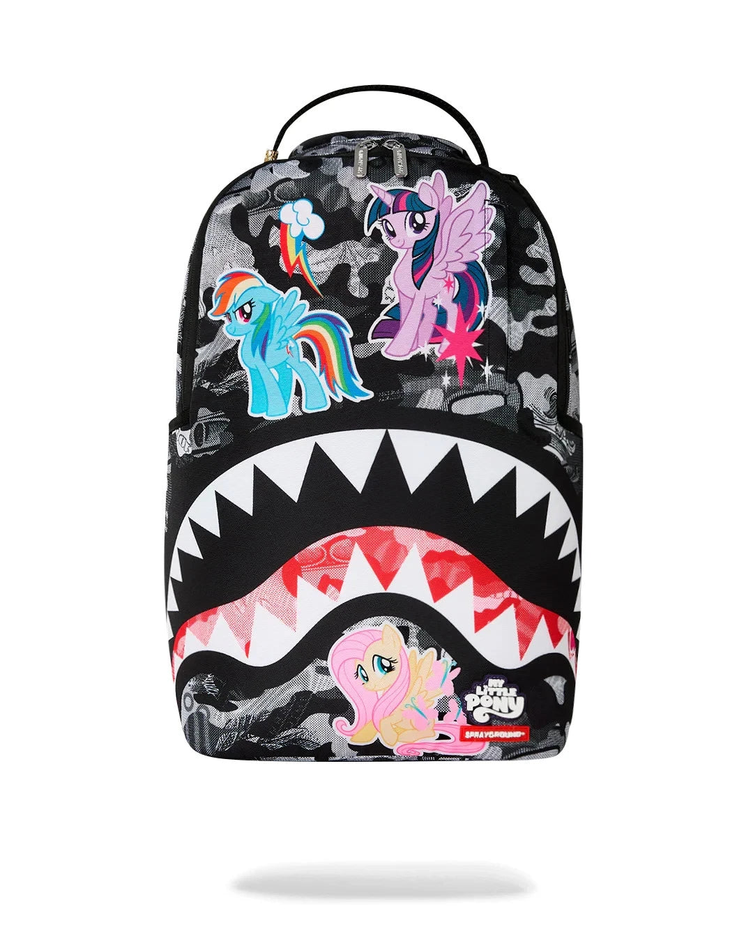 My Little Pony Magic Backpack Unisex Black Graphic Print Bag SPR270