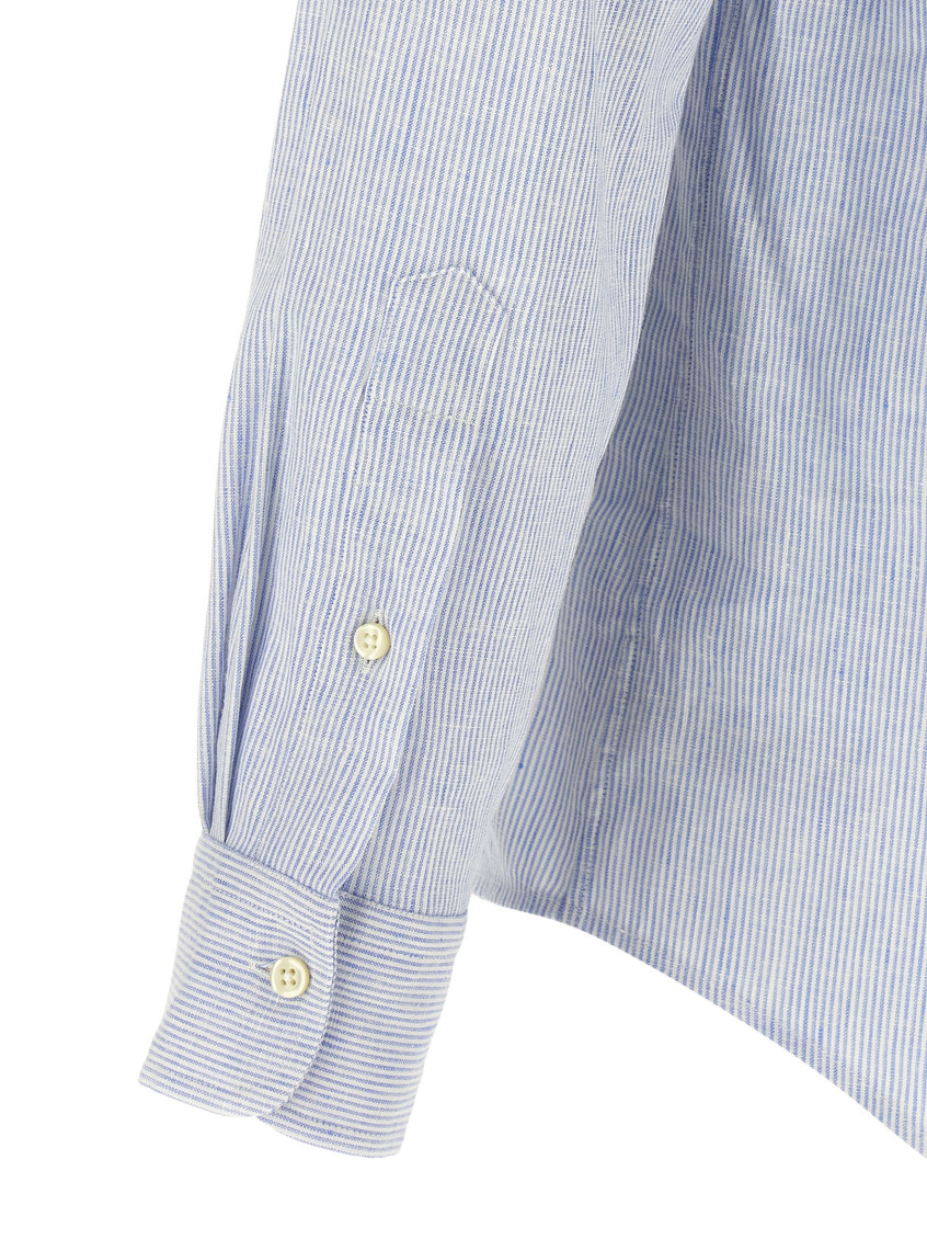 Light Blue Linen Cotton Shirt