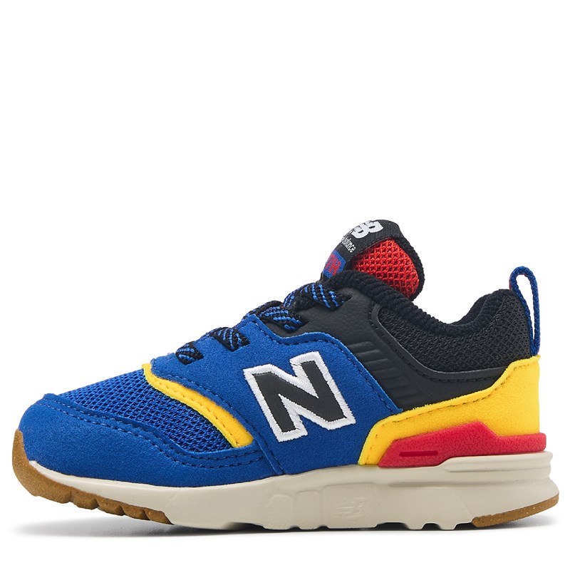 Kids' 997h Slip On Retro Sneaker Toddler Shoes (Blue/Red/Yellow)