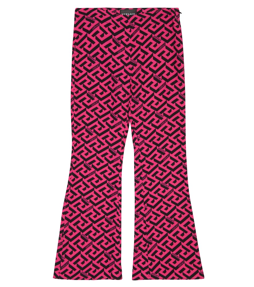Greca printed cady pants
