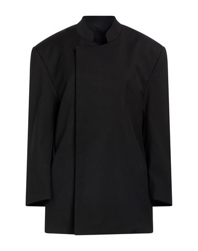 Woman Jacket Black Size 4 Wool